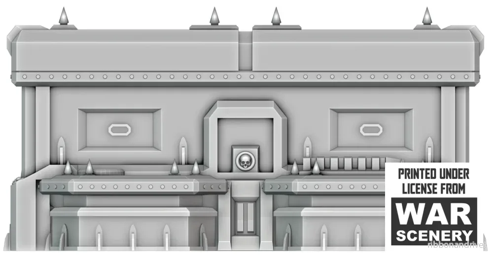 Fordon Depot Krigsterräng för Grimdark Tabletop Spel - Bild 3