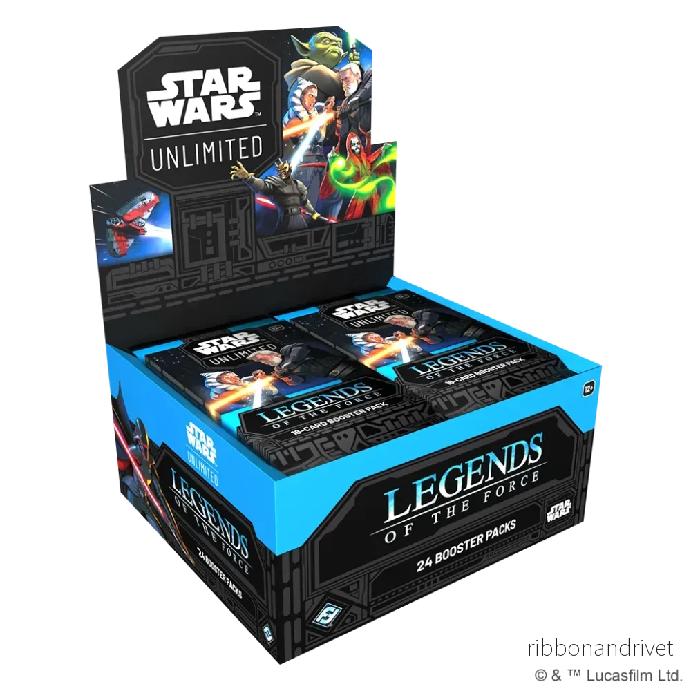 FFG – Star Wars: Unlimited – Legends of the Force Booster Display (24 Booster) FFG – Star Wars: Unlimited – Legends of the Force Booster Display (24 Booster)