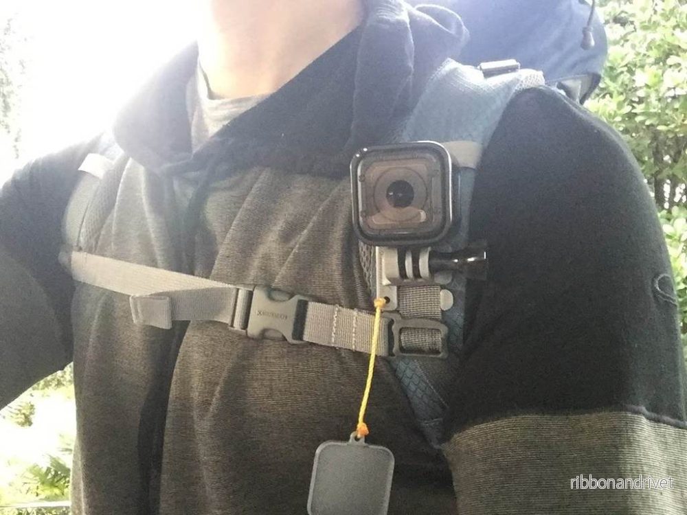 GoPro Session Ryggsäcksfäste för Axelrem med Linsskydd