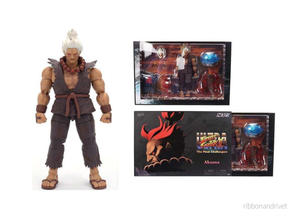 Street Fighter II – Actionfigur – Akuma (White Hair) Street Fighter II – Actionfigur – Akuma (White Hair)