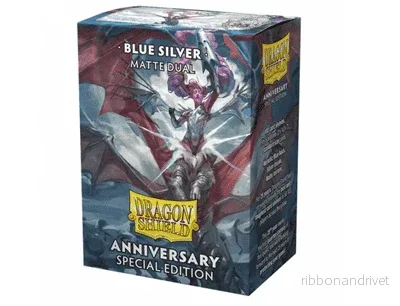 Dragon Shield Standard Matte Dual Sleeves – Special Edition – Blue Silver (100 Sleeves) Dragon Shield Standard Matte Dual Sleeves – Special Edition – Blue Silver (100 Sleeves)