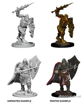 D&D Nolzur’s Marvelous Miniatures: Death Knight & Helmed Horror