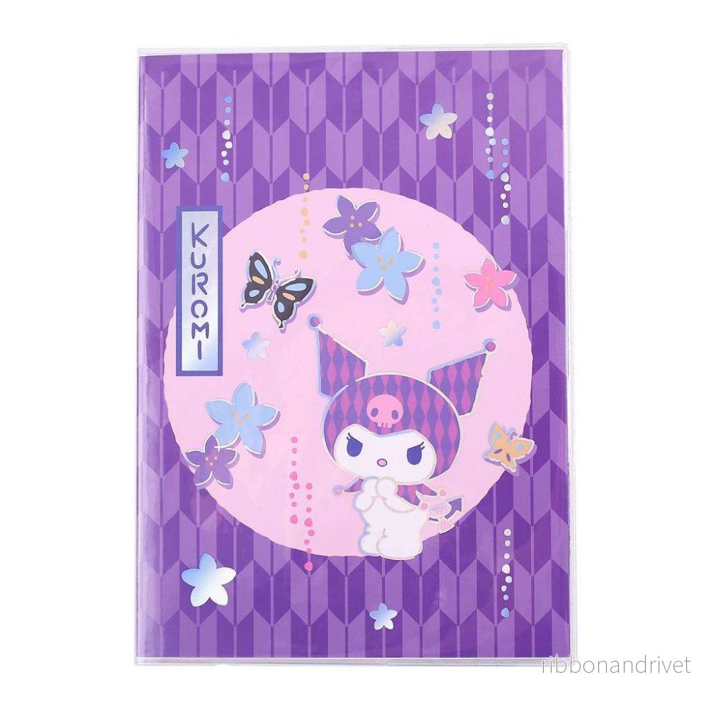 Kuromi – Holografiskt Mjukt Omslag Anteckningsbok – Japansk Design – A5 – Rutmönster Kuromi – Holografiskt Mjukt Omslag Anteckningsbok – Japansk Design – A5 – Rutmönster