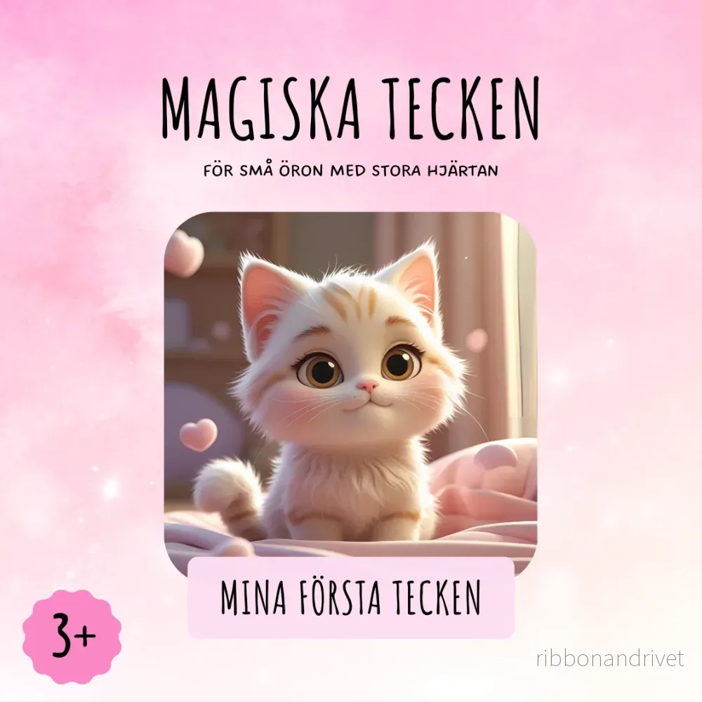 Magiska Teckenkort - Mina första tecken!