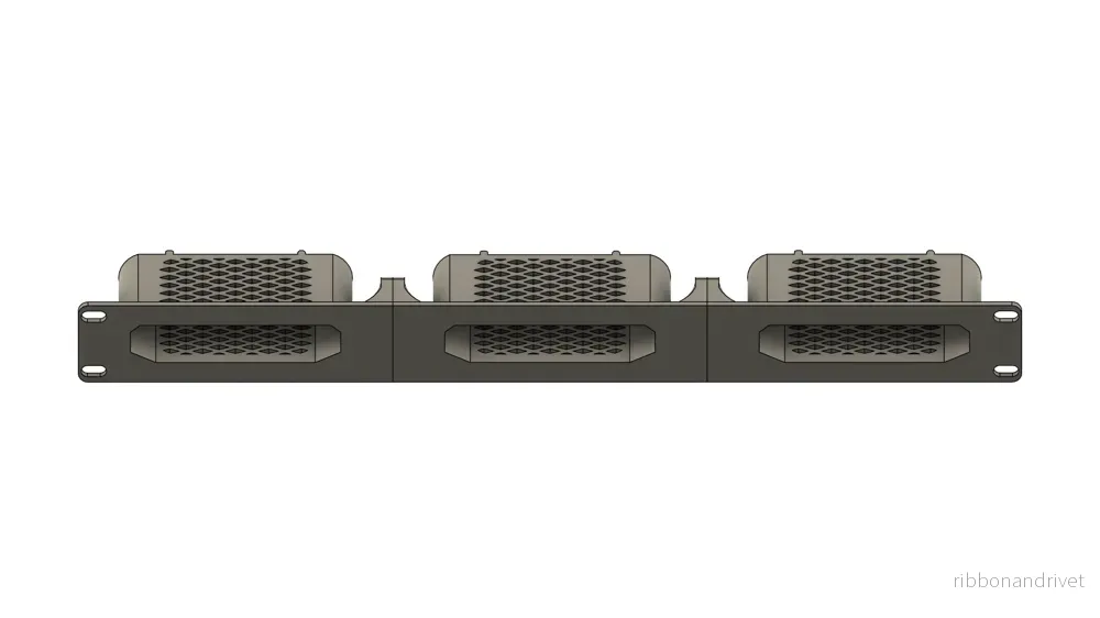 19-tums rackfäste för tre UniFi USW-Flex-Mini - Bild 2