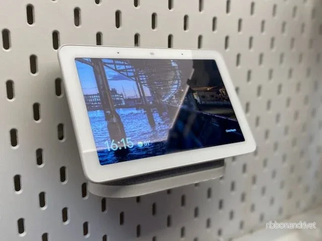 IKEA Skadis Väggfäste för Nest / Google Home Hub
