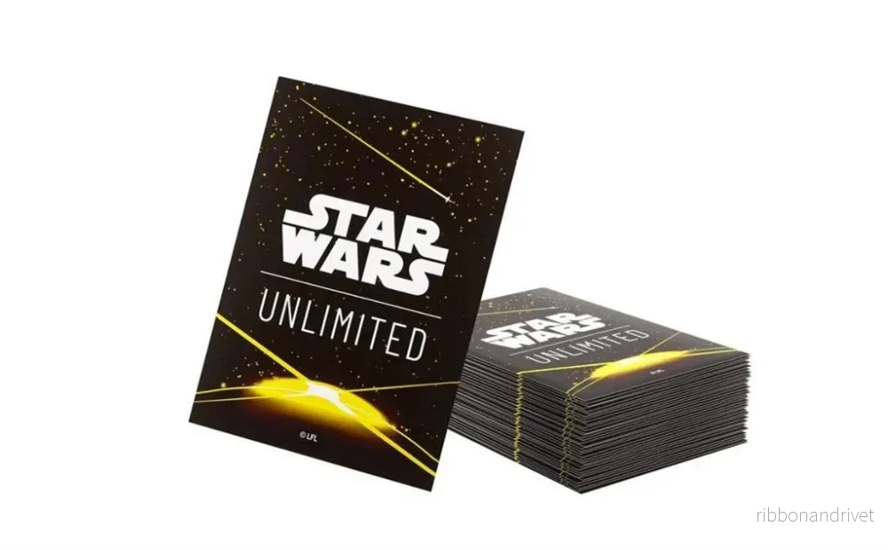 Gamegenic - Star Wars: Unlimited Premium Art Sleeves - Card Back Yellow