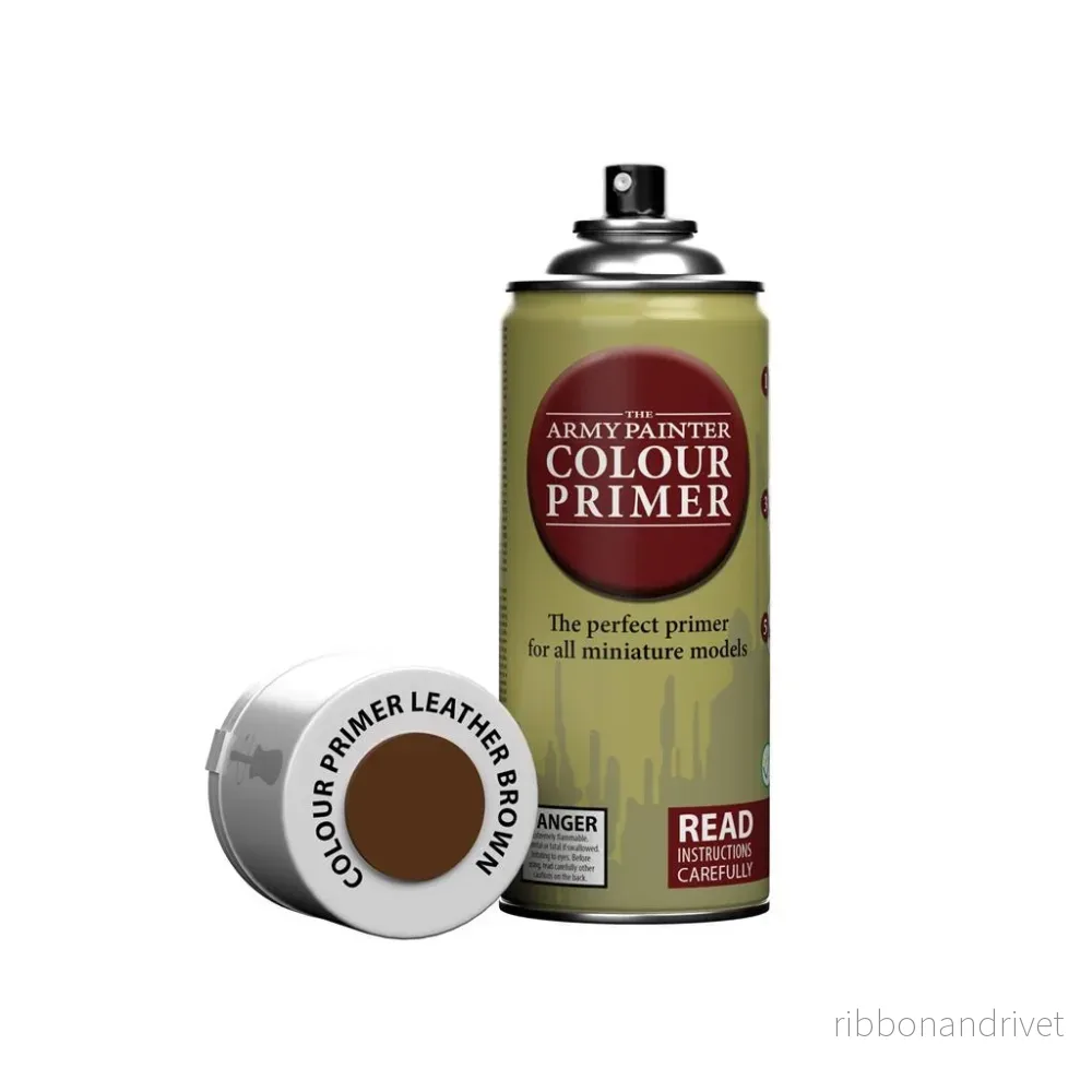 Army Painter Colour Primer – Leather Brown Army Painter Colour Primer – Leather Brown