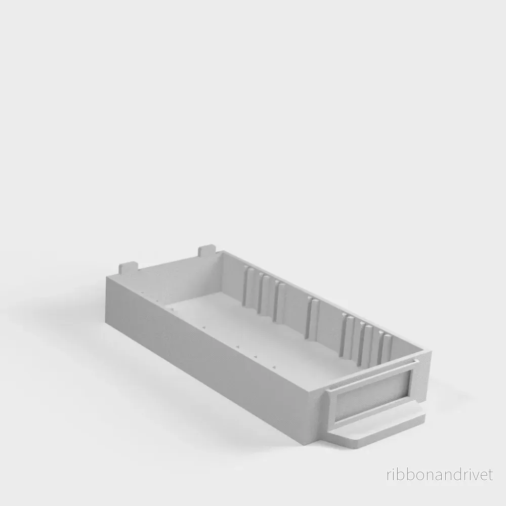 Förvaringslåda för smådelar (2,5 x 7,5 x 15 cm) - Bild 2