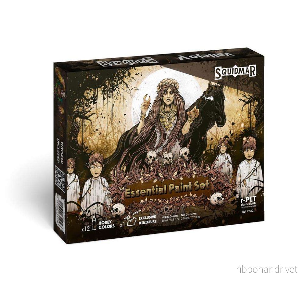 Vallejo Game Color – 12 färger + figur – Essentials Paint Set Vallejo Game Color – 12 färger + figur – Essentials Paint Set