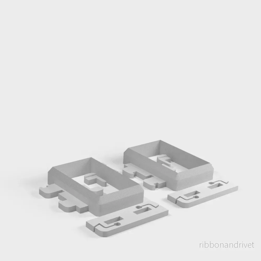 Kossel Clear PLA Power Supply Mount V2 - Bild 3