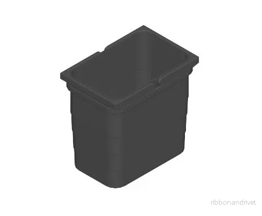 Ninka-avfallshink 5,5L grå - Bild 2