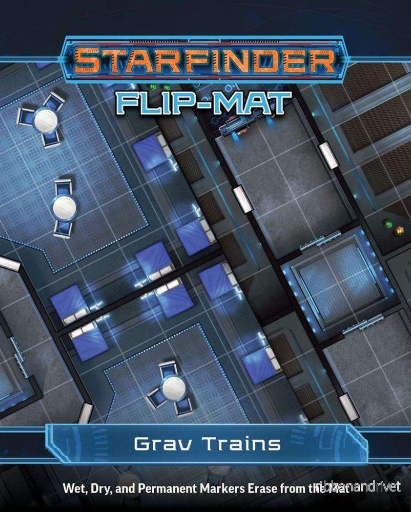 Starfinder Flip-Mat: Grav Trains Starfinder Flip-Mat: Grav Trains