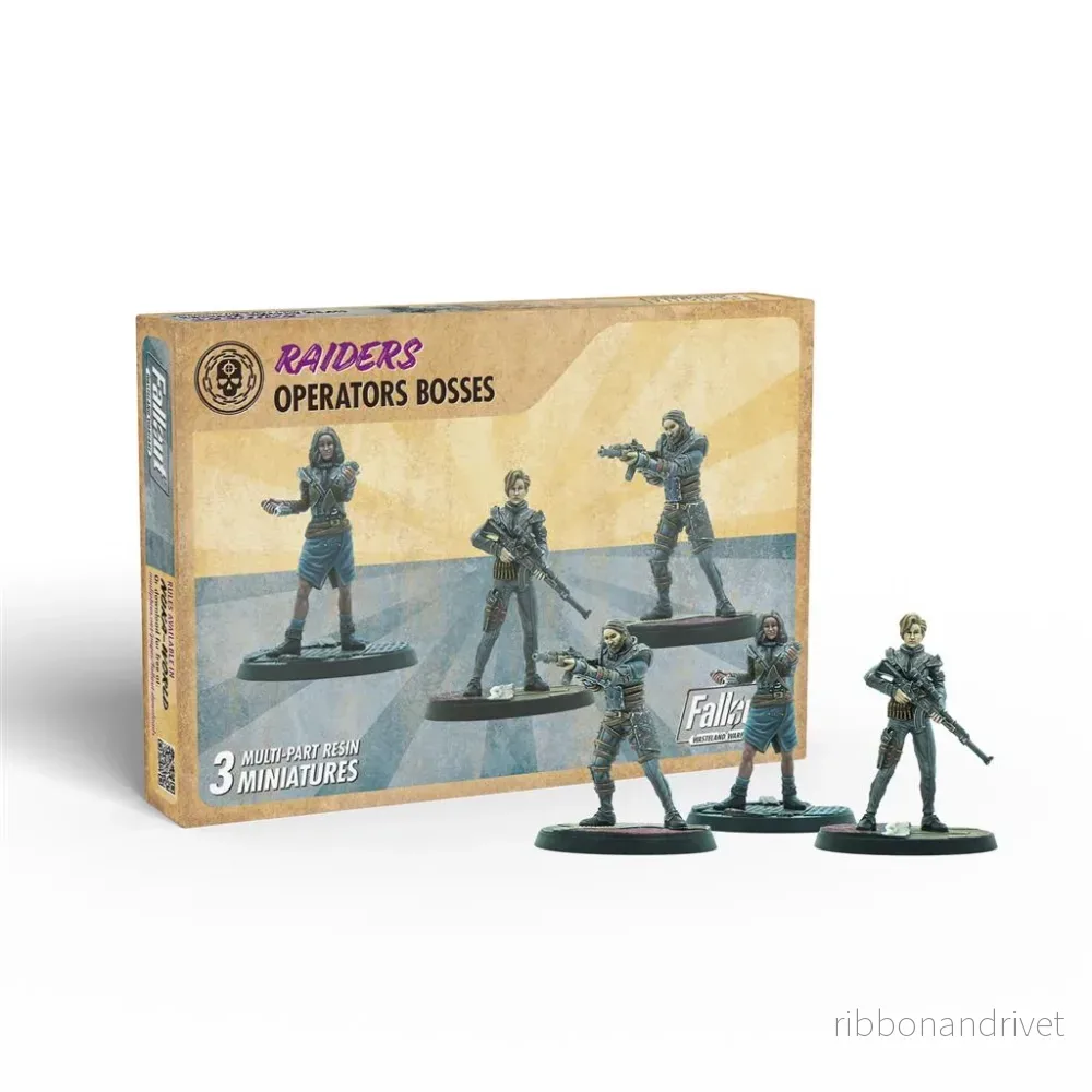 Fallout: Wasteland Warfare – Raiders: Operators Bosses Miniatures Set Fallout: Wasteland Warfare – Raiders: Operators Bosses Miniatures Set