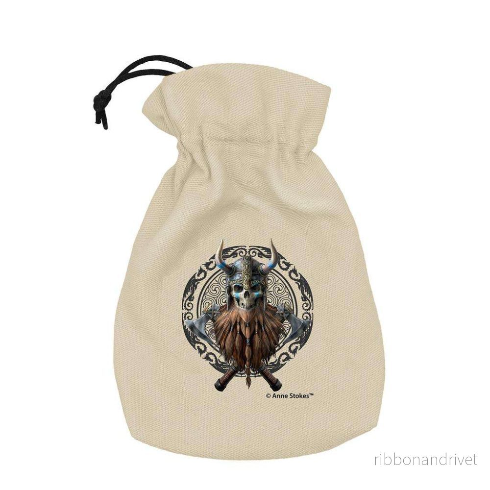 Anne Stokes Dice Pouch: Viking Skull Anne Stokes Dice Pouch: Viking Skull