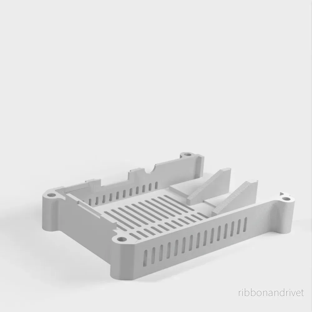 Kintaro kylflänskompatibelt Raspberry Pi 3B-fodral med ventilation