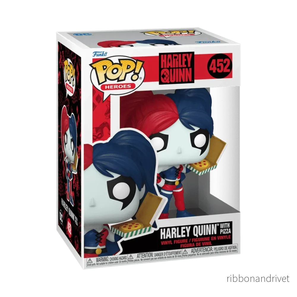 Funko POP Heroes: DC – Harley Quinn med Pizza Funko POP Heroes: DC – Harley Quinn med Pizza