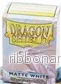 Dragon Shield Standard Sleeves – Matte White (100 Sleeves)
