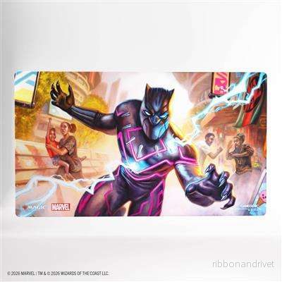 Magic: The Gathering | Marvel Super Heroes Shiny spelmatta – Striking Black Panther Magic: The Gathering | Marvel Super Heroes Shiny spelmatta – Striking Black Panther