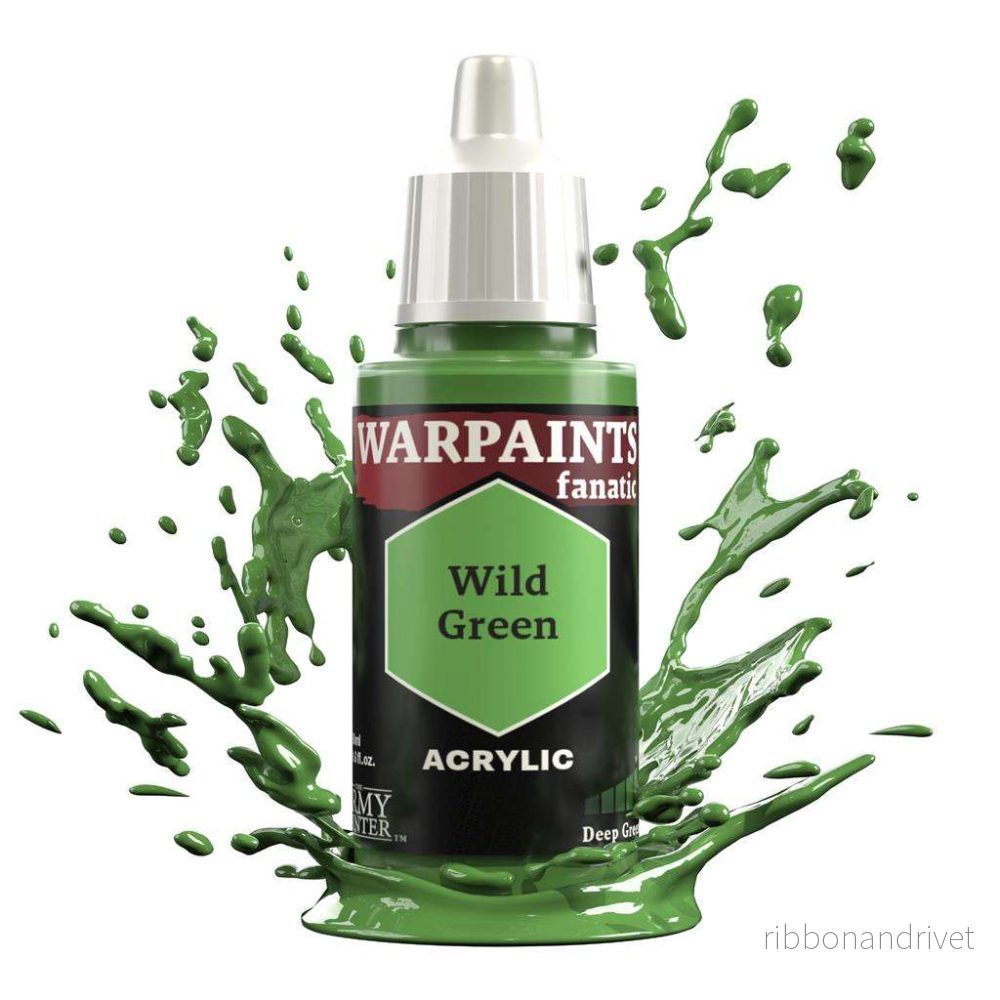 The Army Painter – Warpaints Fanatic: Wild Green The Army Painter – Warpaints Fanatic: Wild Green
