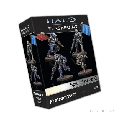 Halo: Flashpoint – Fireteam Wolf Specialutgåva med exklusiva Spartans-miniatyrer i högdetaljerad MasterCraft-resin