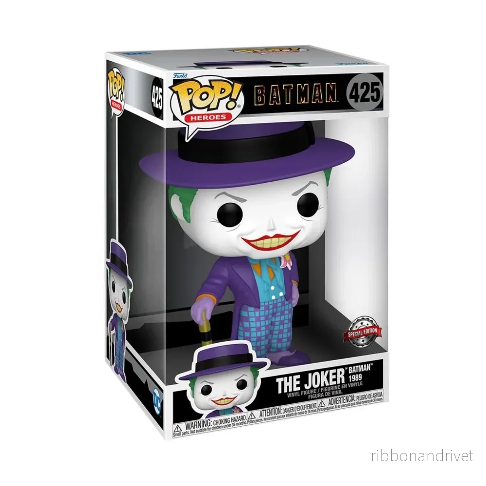 Funko POP Jumbo: Batman 1989 – Joker med Hatt (Exklusiv) Funko POP Jumbo: Batman 1989 – Joker med Hatt (Exklusiv)
