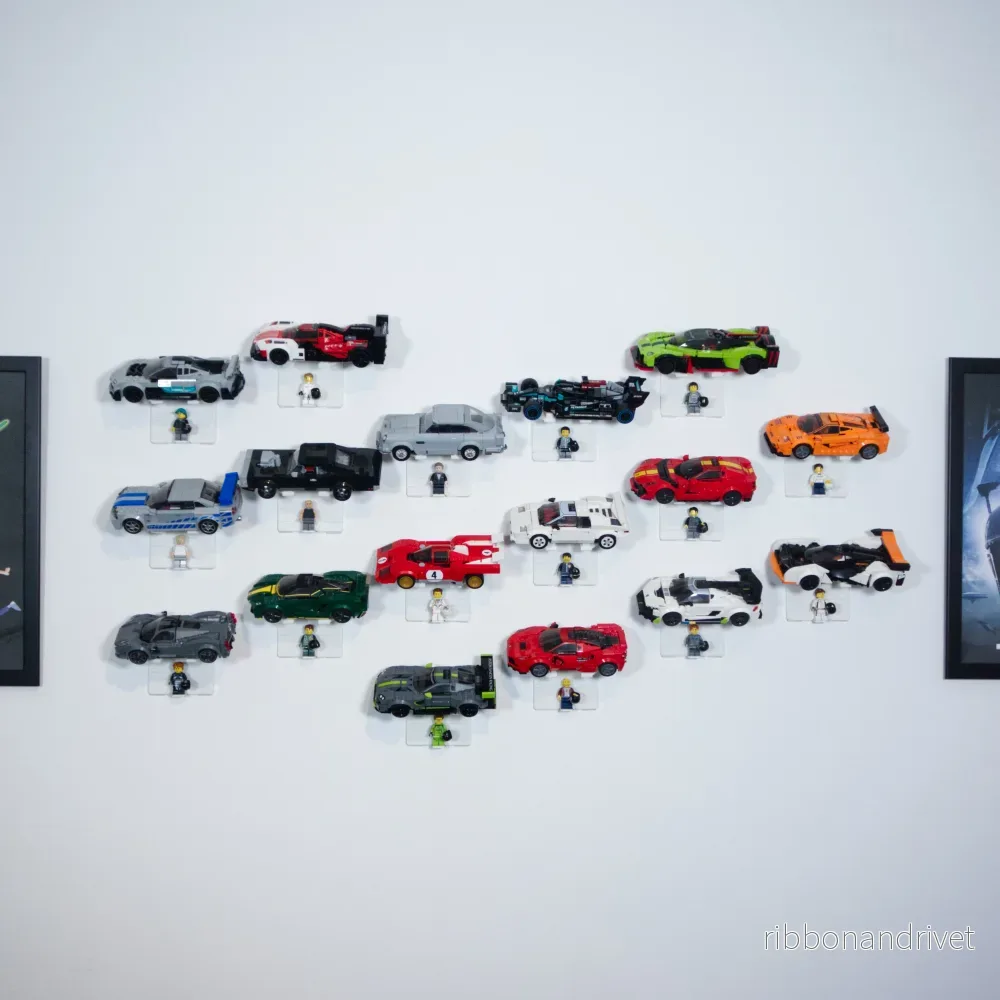 Universellt väggfäste för LEGO Speed Champions Universellt väggfäste för LEGO Speed Champions