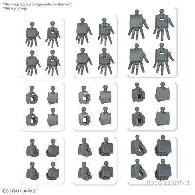 OPTION PARTS SET GUNPLA 03 (BUILD HANDS EDGE) - Bild 2