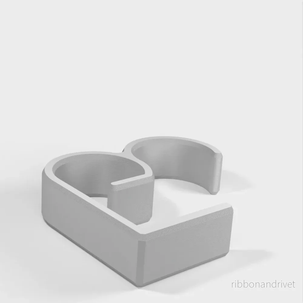 Skrivbordskabelhanteringsklämma kompatibel med IKEA - 34 mm - Bild 2