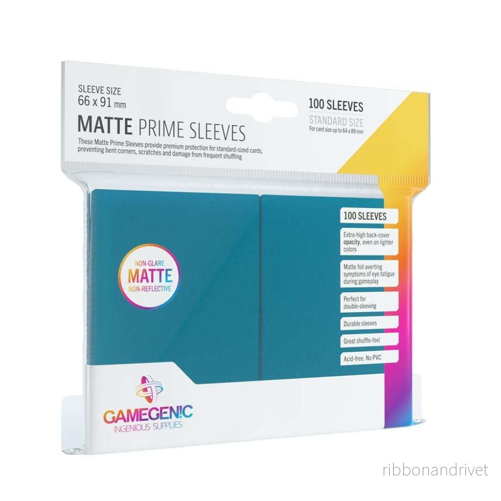 Gamegenic Matte Prime Sleeves Blue (100 Sleeves) Gamegenic Matte Prime Sleeves Blue (100 Sleeves)