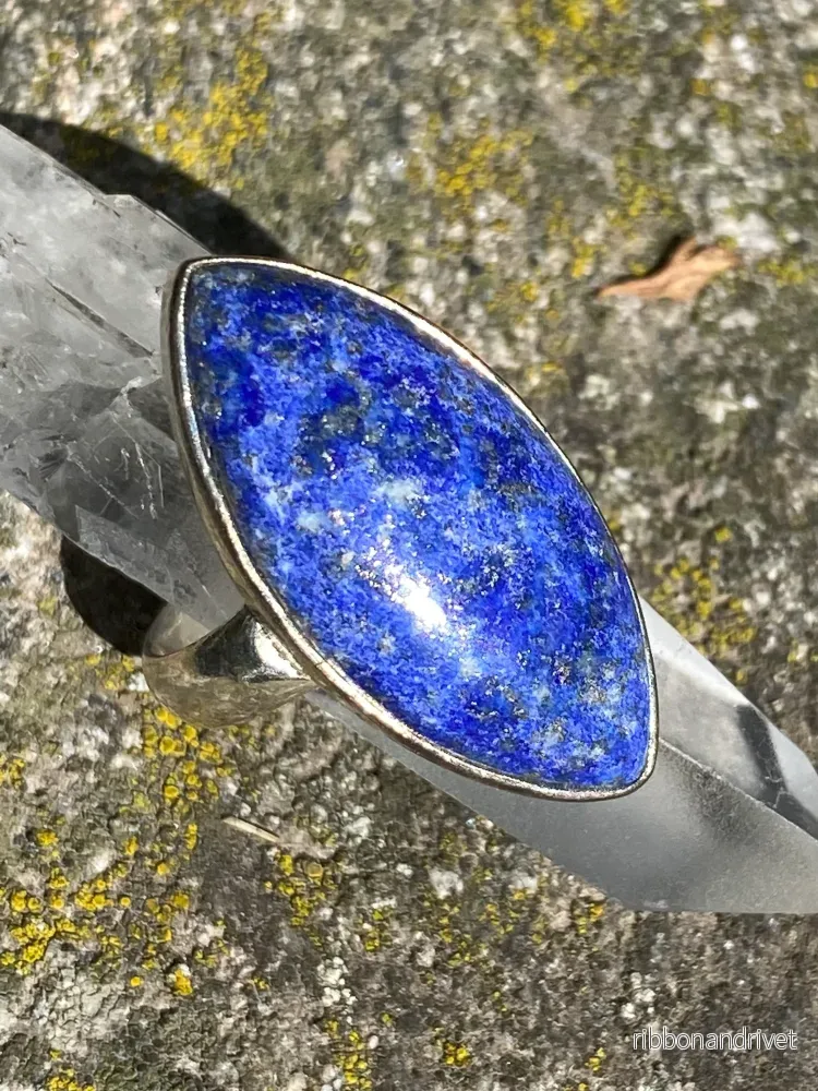 Ring Lapis Lazuli Elips
