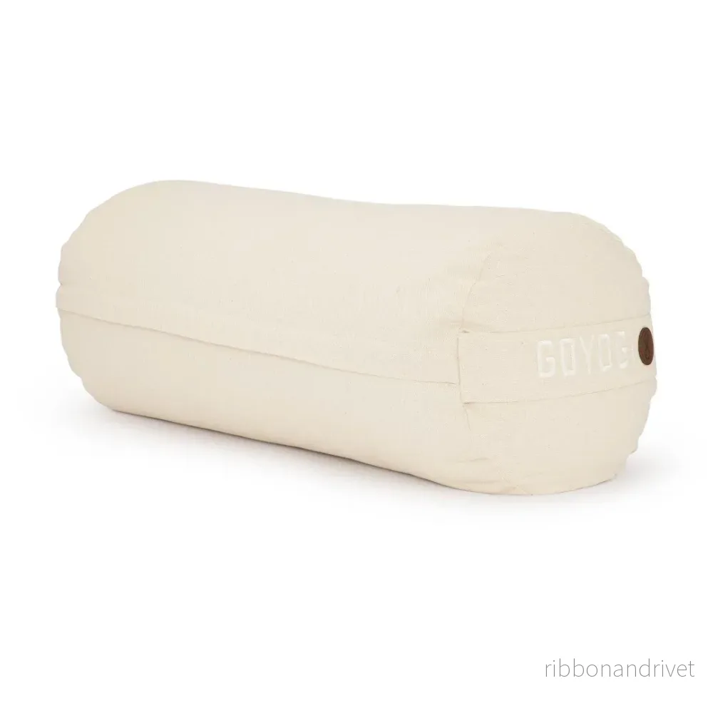Calm Organic cotton Yoga Bolster – Natural Calm Organic cotton Yoga Bolster – Natural