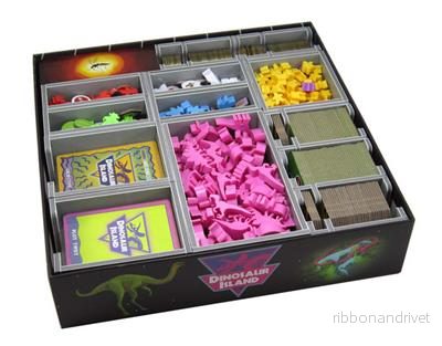 Dinosaur Island Insert för Effektiv Förvaring Dinosaur Island Insert för Effektiv Förvaring