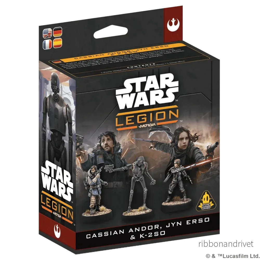 Star Wars: Legion - Cassian Andor, Jyn Erso & K-2SO - DE/EN/SP/FR