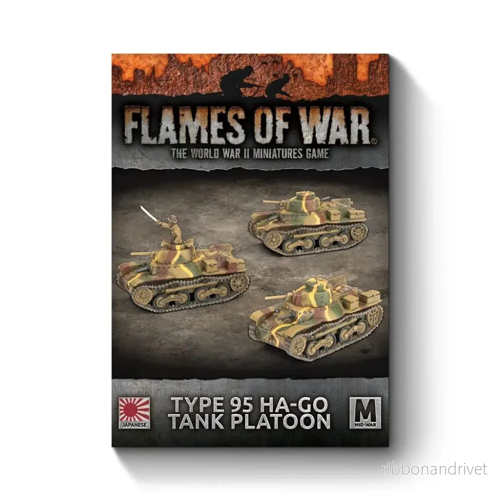 Type 95 Ha-Go Lätt Tankpluton (x3) Type 95 Ha-Go Lätt Tankpluton (x3)
