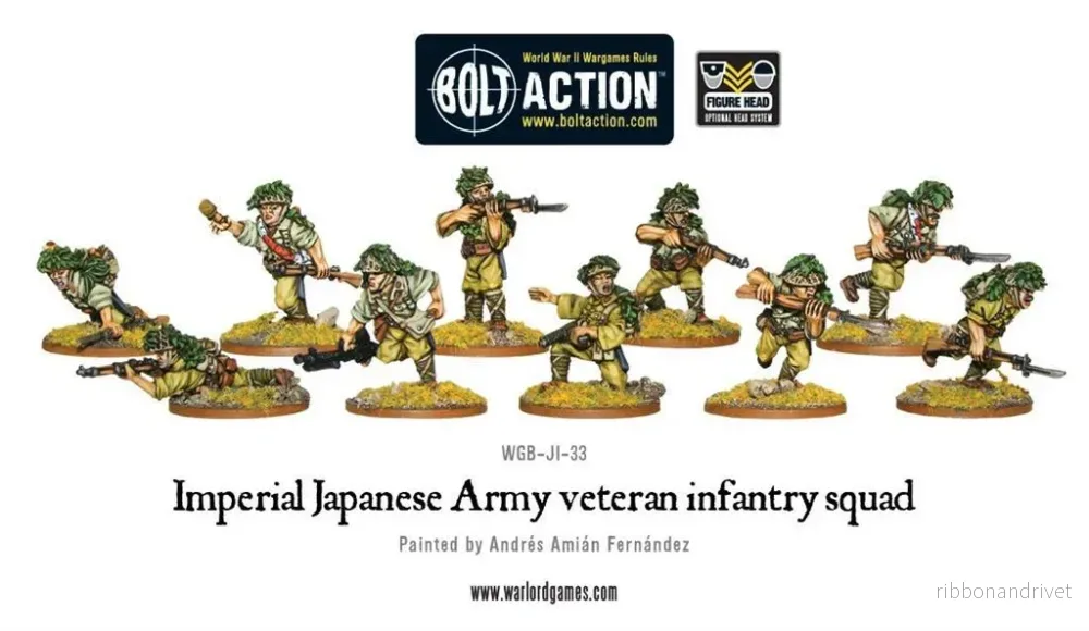 Bolt Action – Imperial Japanese Army Veteran Infanteri Squad Bolt Action – Imperial Japanese Army Veteran Infanteri Squad
