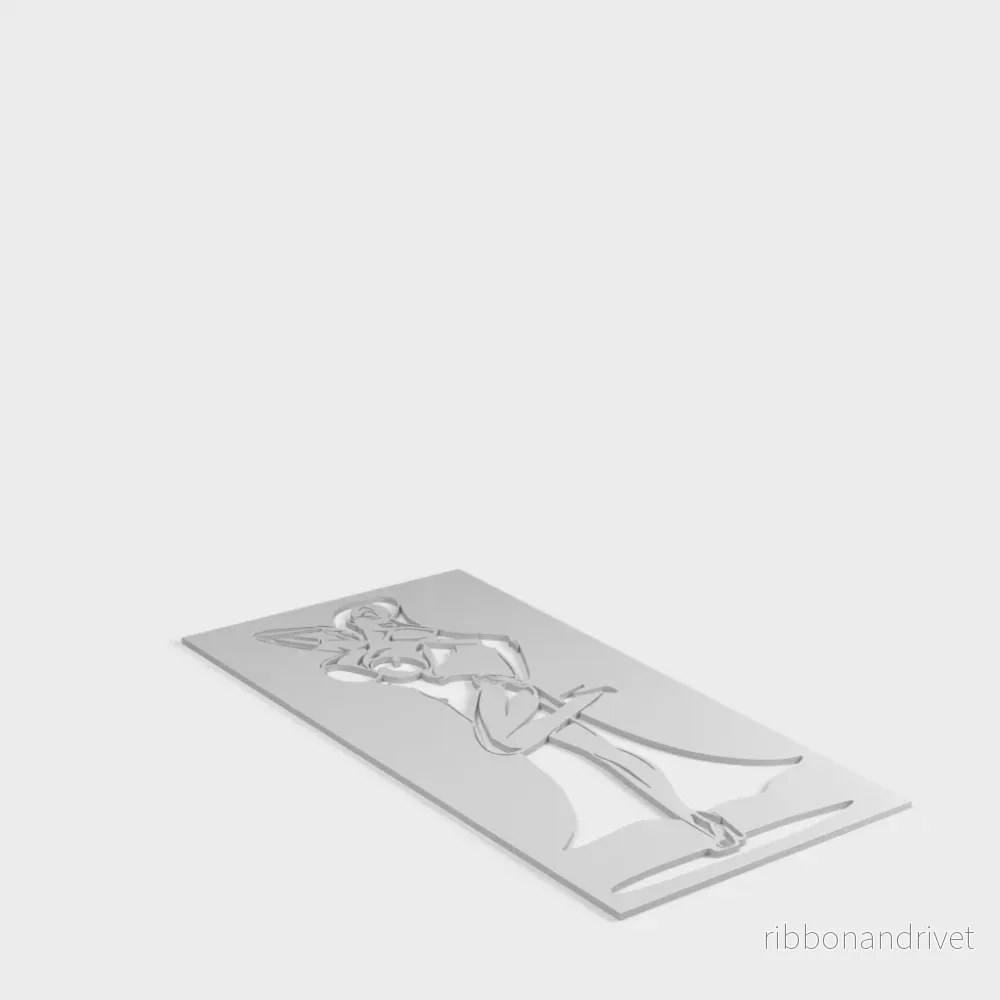 Jessica Rabbit-schablon – för ikoniska kreativa projekt - Bild 3
