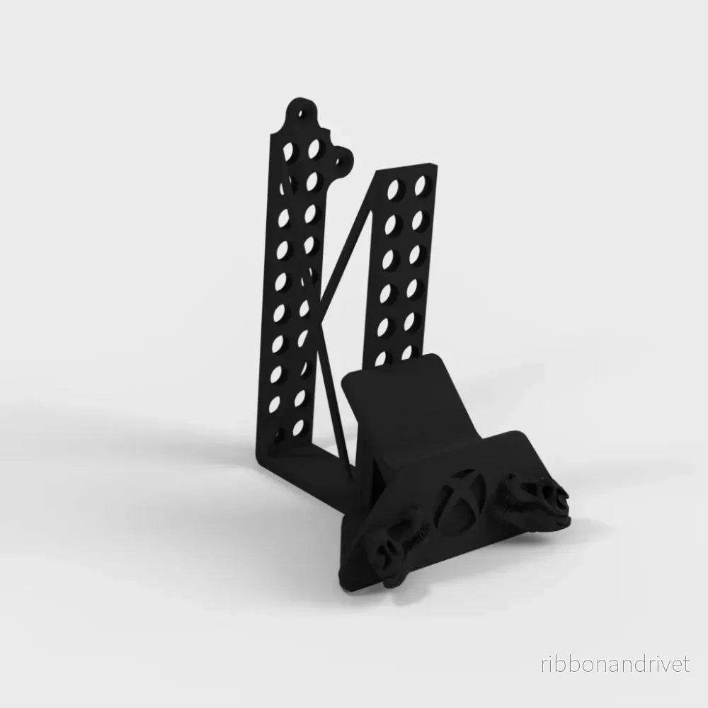 Xbox väggfäste med handkontrollhållare och dödskalledesign Xbox väggfäste med handkontrollhållare och dödskalledesign
