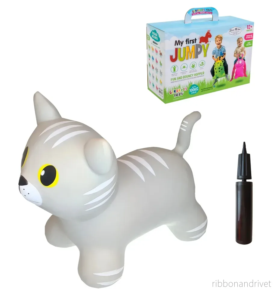 Hoppdjur "My First JUMPY" – Grå katt - Bild 3