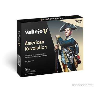 Vallejo - Model Color / Figur / 16 färger set - Amerikanska Revolutionen 18 ml - Bild 2