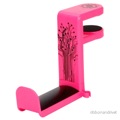ENHANCE Clip-On Headphone Mount – Pink Gaming Headset Holder ENHANCE Clip-On Headphone Mount – Pink Gaming Headset Holder