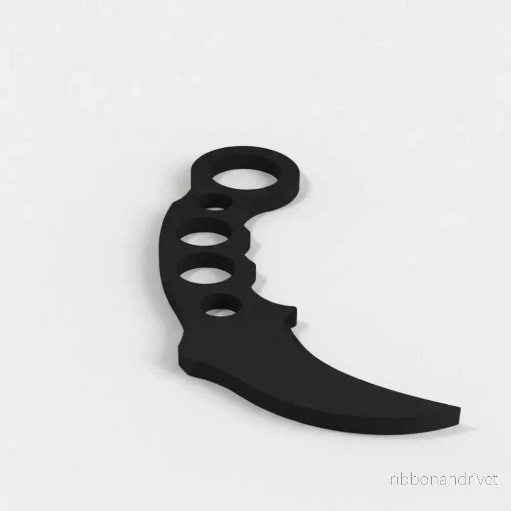 Karambit träningskniv för säker kampsportsträning - Bild 3
