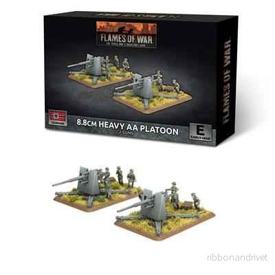 Flames of War - 8,8 cm Tung Luftvärnskompaniet (Tidigt skede) (2 plastkanoner) - Bild 2