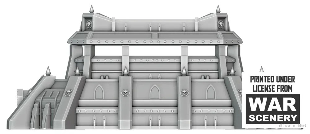 Fästningen av Qualen – Grimdark Wargaming Terräng - Bild 2