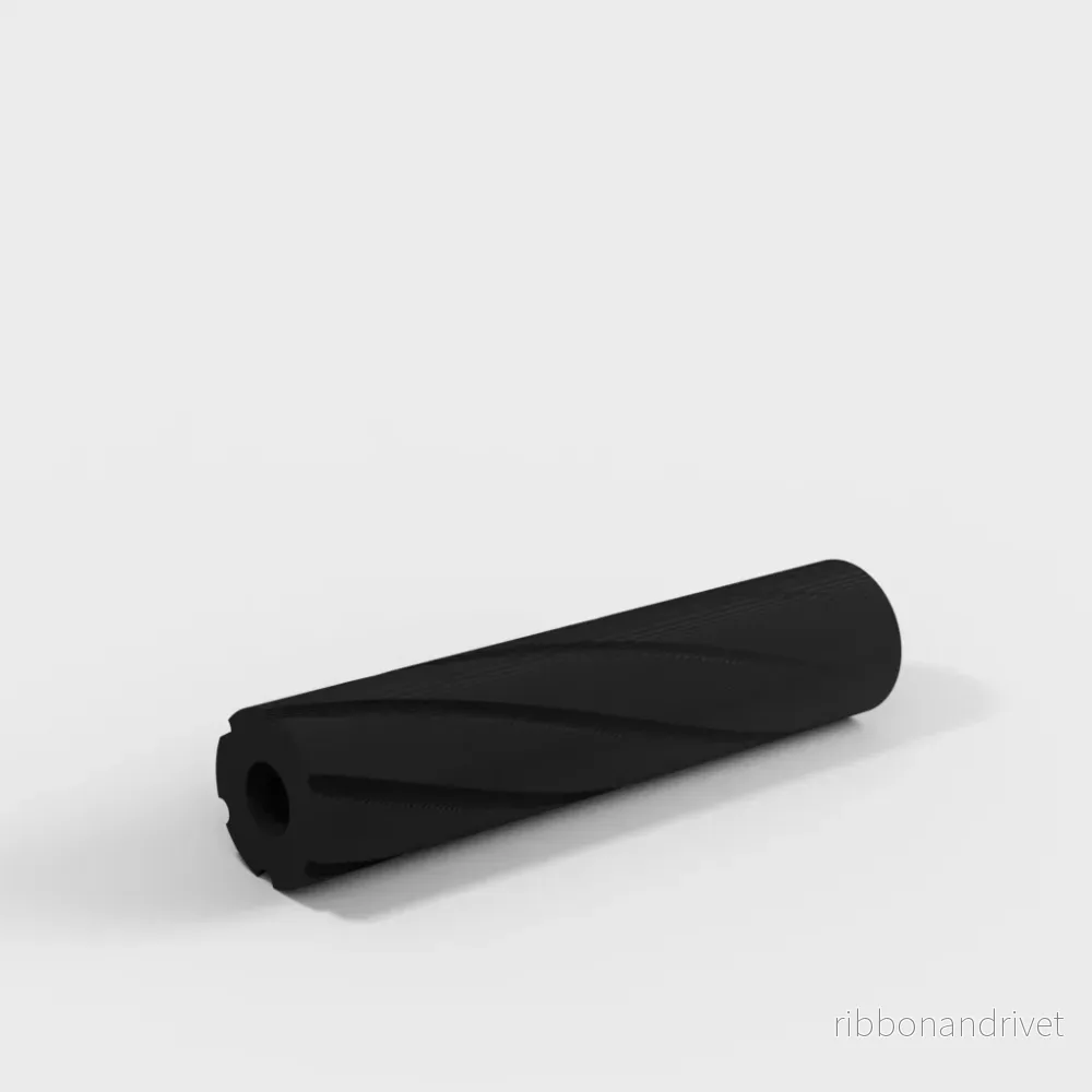 Rillet mock ljuddämpare för airsoft 14mm - Bild 2