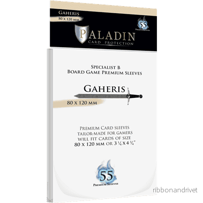 Paladin Sleeves - Gaheris Premium Specialist B 80x120mm (55 Sleeves) - Bild 2
