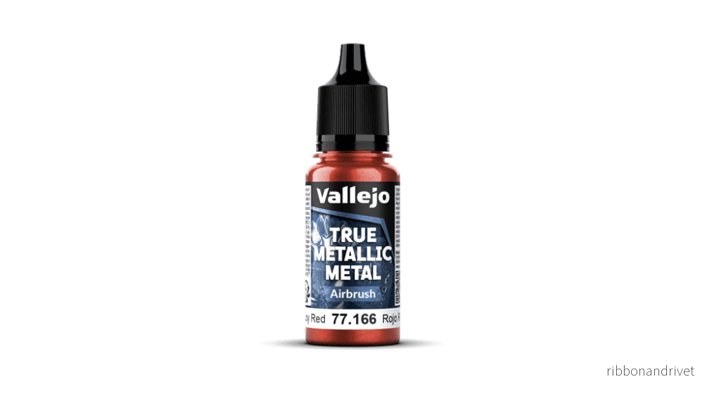 Vallejo - TMM / Luftpensel - 166 - 18 ml Rubinröd