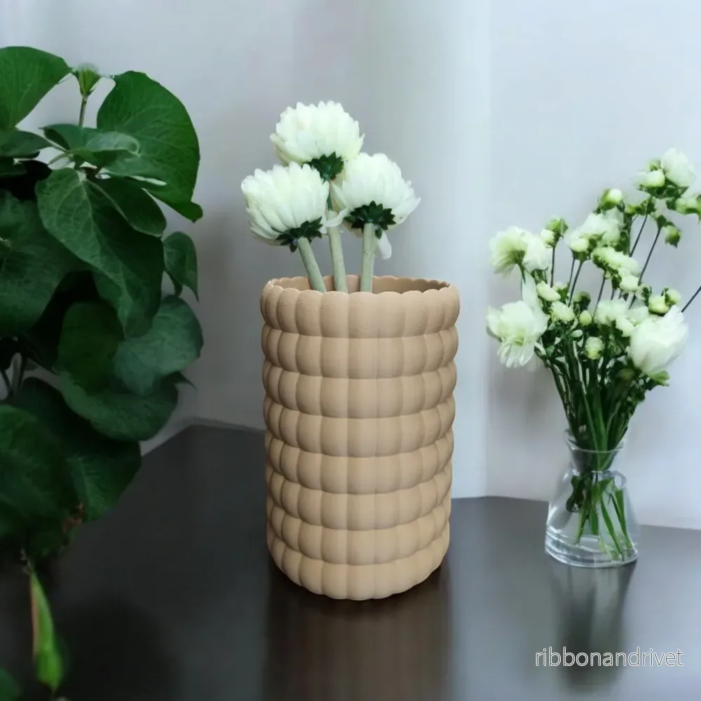 Modern Bubble Bloom-vas med matt finish