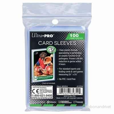 Ultra PRO Antimicrobial Card Sleeves 2-1/2″ x 3-1/2″ (100 Sleeves) Ultra PRO Antimicrobial Card Sleeves 2-1/2″ x 3-1/2″ (100 Sleeves)
