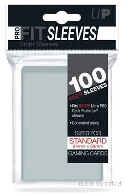 UP - Standard Sleeves - Pro-Fit Card Clear (100 Sleeves)